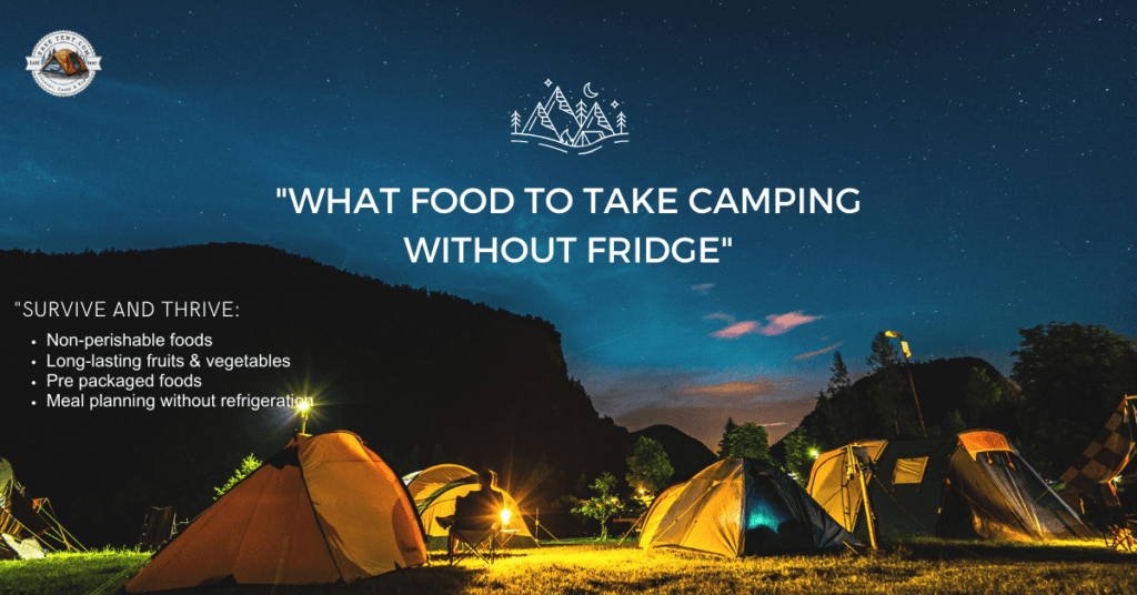 what food to take camping without fridge