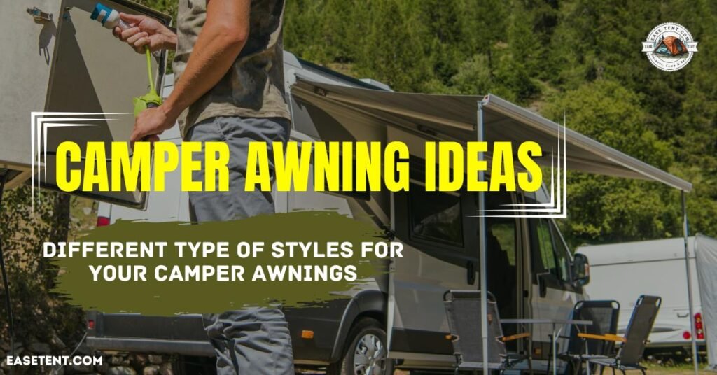 Camper awning ideas