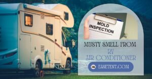 Musty smell from RV air conditioner