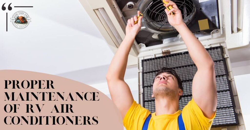 proper maintenance of RV air conditioners