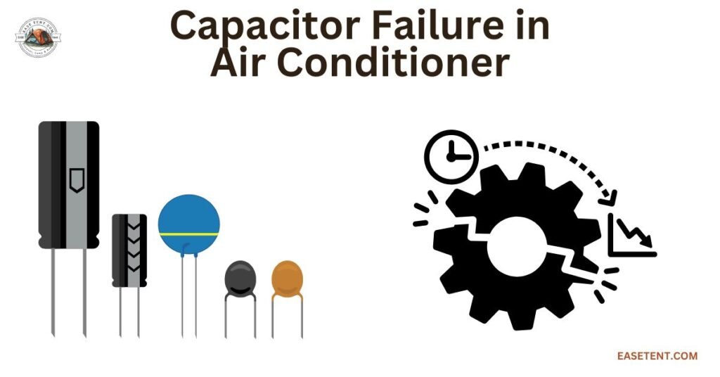 capacitor failure in air conditioning system