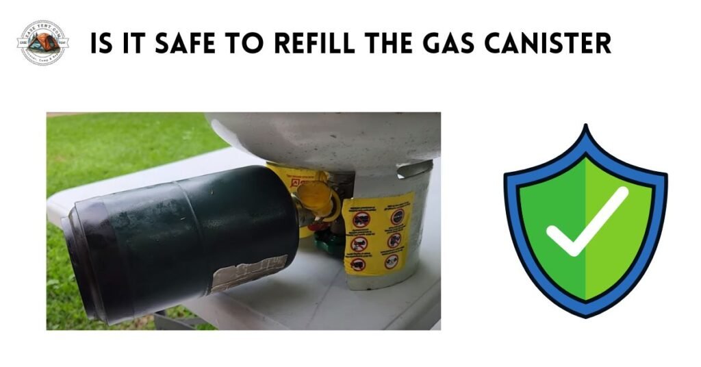 is it safe to refill the gas cylinder