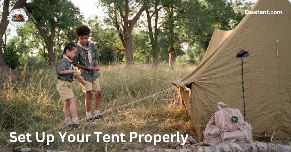 How i will set up my tent