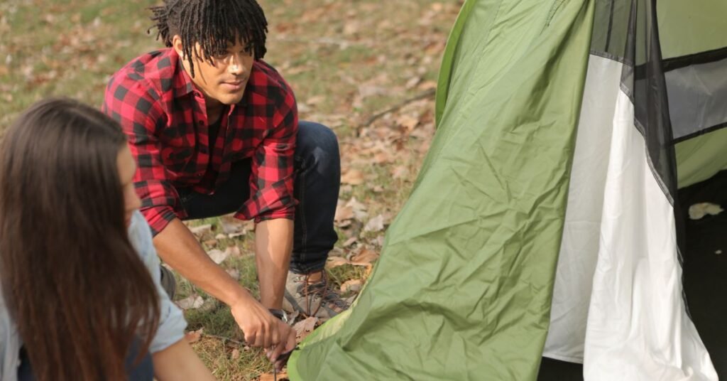 is pitching a tent on the beach is a good idea?